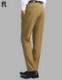 Men's Formal Mustard Brown Premium Pant Suiting Stuff Export Quality